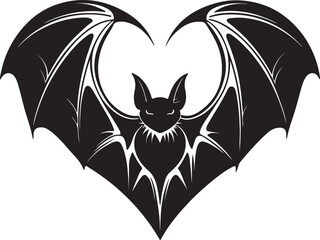 bat with wings ,animals, silhouette, mascot, dragon, wild, butterfly