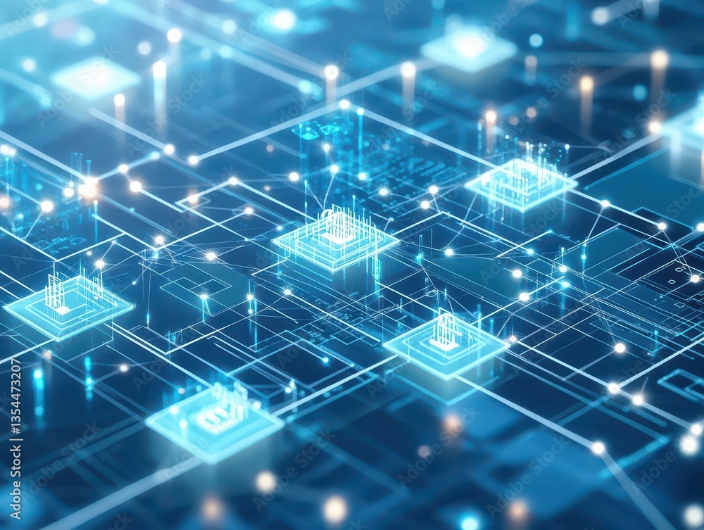 Poster ai generated innovative global connectivity digital workspace technology virtual environment futuris