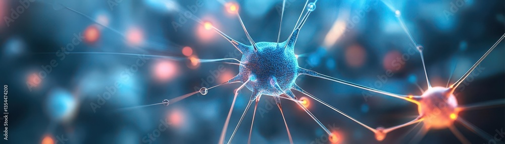 Poster ai neural network visualization isolated