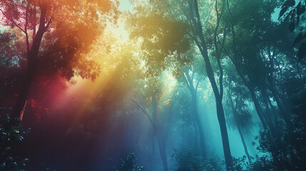 Naklejka premium underwater scene with sun rays