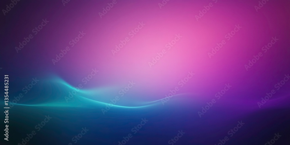 Poster vibrant gradient background with abstract wave design