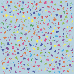 Geometric pattern9 for wrapper design, packaging or textile printing. Vector illustration