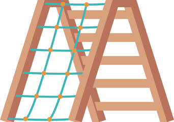 Ropes rock for children playground