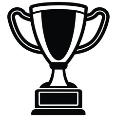 Winning Trophy Cup icon concept