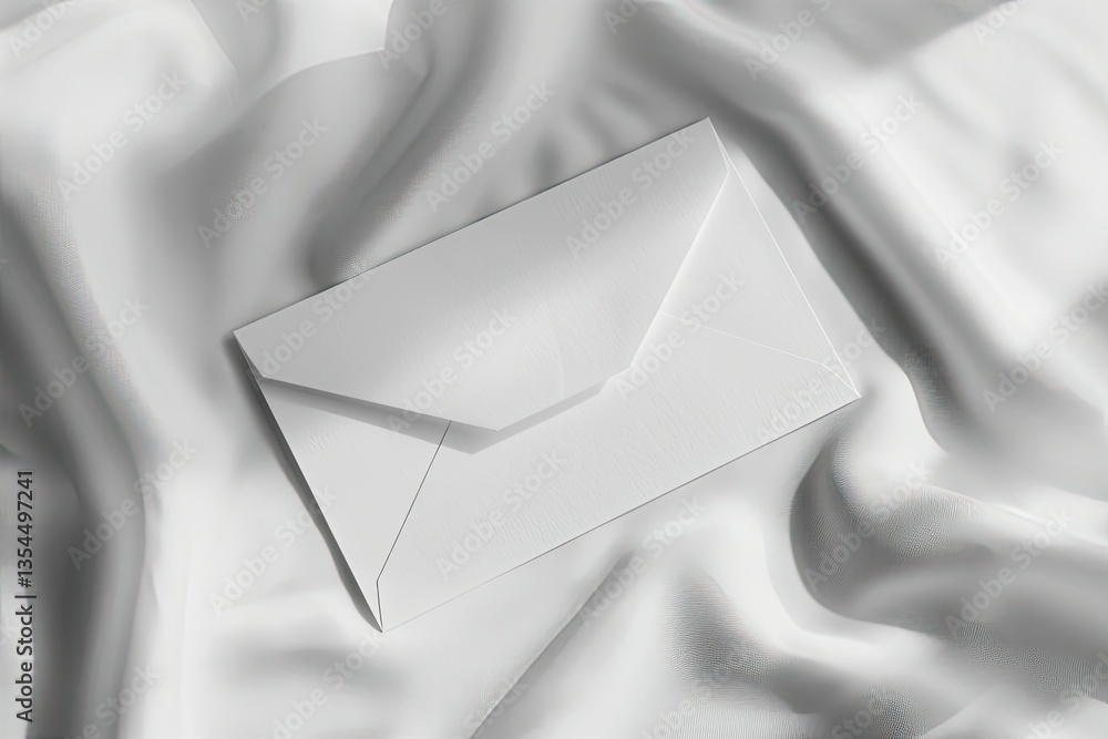 Poster blank empty white paper card envelope stationary mock up copy space template element design