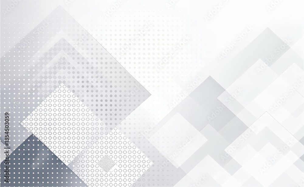 Poster abstract grey geometric background modern design shapes textures pattern halftone