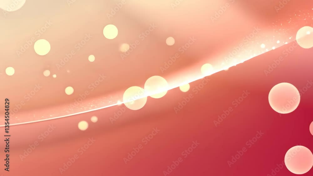 Leinwandbilder Elegant Soft Pink Abstract Background with Gentle Bokeh and Light Rays