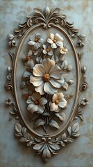 Elegant Floral Mobile Wallpaper Wallpaper Background