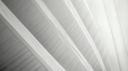 Obraz premium Abstract Wooden Beam Pattern in Light Gray and White Tone