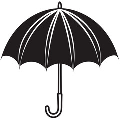 Umbrella, umbrella silhouette vector illustration, Umbrella icon