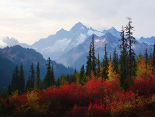 Mountain Landscape, generative AI