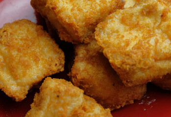crispy fried tofu or also knows as tahu