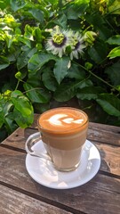 cup of cappucinno latte