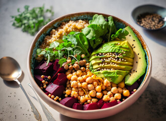 Colorful Superfood Buddha Bowl