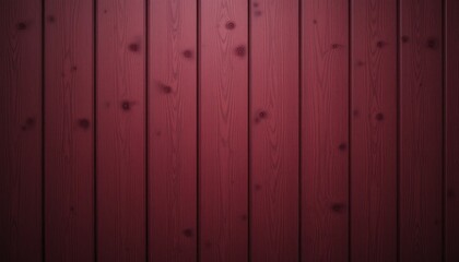 Naklejka premium Rich Burgundy Wood Background Smooth Planks, Warm Atmosphere, Texture Image
