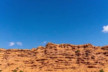 Fototapeta premium red rocks and blue sky