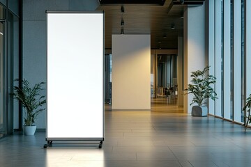 Ultra Quality Image of Real Estate Agency Roll Up Banner Design or Pull Up Banner Template