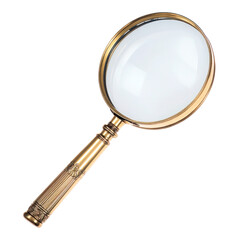 magnifying glass isolated on white