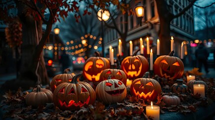 Whimsical Shadows: A Halloween Elegance