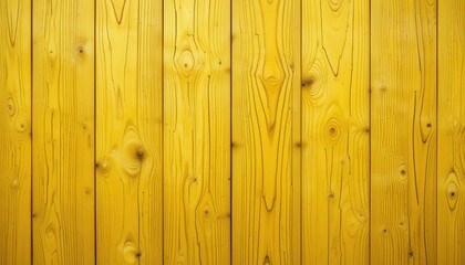 Fototapeta premium Cheerful Yellow Wood Paneling Playful Grain Patterns and Bright Textures