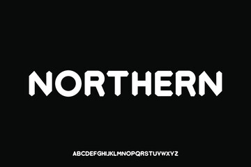 Display alphabet font vector design suitable for headline, poster, logo, magazine and many more