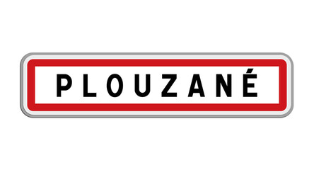 Panneau de Plouzané, Finistère, Bretagne