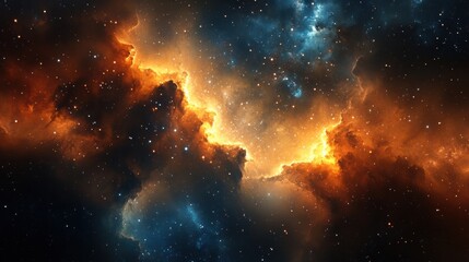 Fototapeta premium Cosmic photography showcases celestial patterns in high resolution