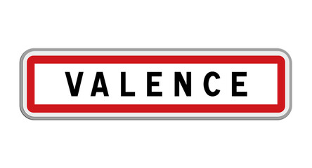 Panneau de Valence, Drôme, Auvergne-Rhône-Alpes