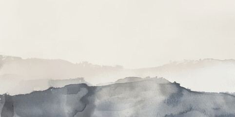 Obraz premium Abstract watercolor art background template. blue watercolor backdrop empty space for text, banner, presentation or product display graphic design