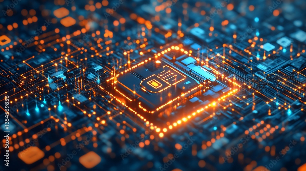 Poster digital circuits: a microscopic view of modern technology