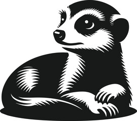 meerkat vector silhouette