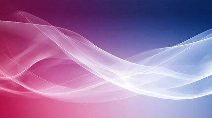 Naklejka premium Abstract red blue wave background.