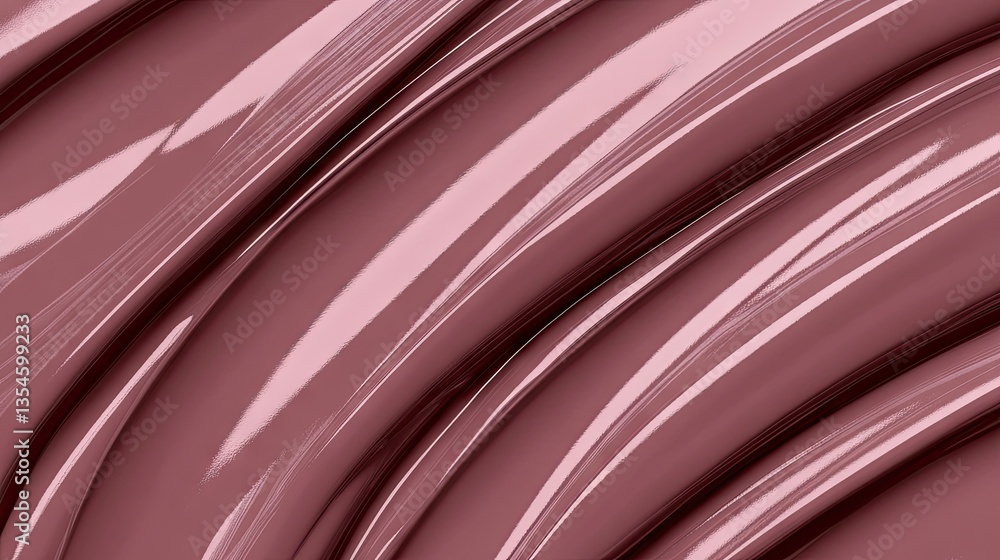Poster abstract waves create a dynamic, textured background in shades of mauve and pink