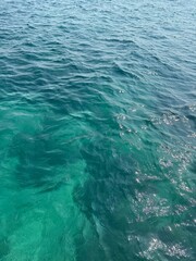 blue water surface in sea