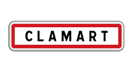 Panneau de Clamart, Hauts-de-Seine, Île-de-France