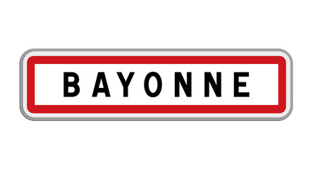 Panneau de Bayonne, Pyrénées-Atlantiques, Nouvelle-Aquitaine