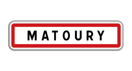 Panneau d’entrée de Matoury, Guyane française