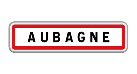 Panneau d’Aubagne, Bouches-du-Rhône, Provence-Alpes-Côte d'Azur