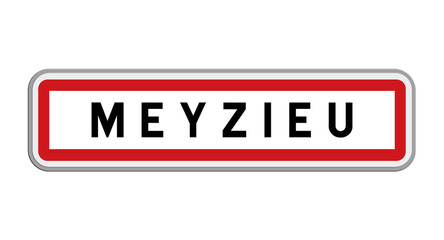 Panneau de Meyzieu, Rhône, Auvergne-Rhône-Alpes