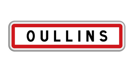 Panneau de Oullins, Métropole de Lyon, Auvergne-Rhône-Alpes