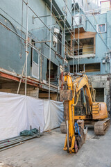 解体現場 demolition of abandoned buildings