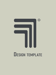 abstract number one. number 1 abstract design.