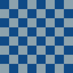 Dark blue and sky blue chessboard, art chess background