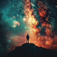 Fototapeta premium exploring the mysteries of the universe