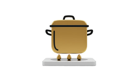 Isolated Cooking Pot