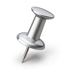 white push pin
