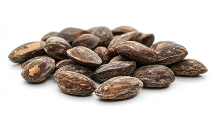 Obraz premium Pile of dark brown seeds