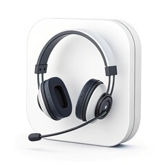 headphones isolated on white