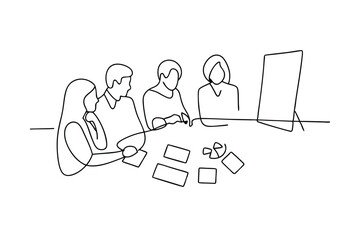 Team Brainstorming Session Collaboration, Strategy, Ideas, Planning, Meeting