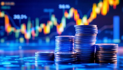 Pile of Coins: Wealth Accumulation and Investment